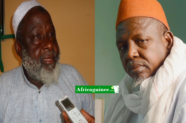 Les imams Mamadou Saliou Camara et Mahmoud Dicko, photomontage Africaguinee.com