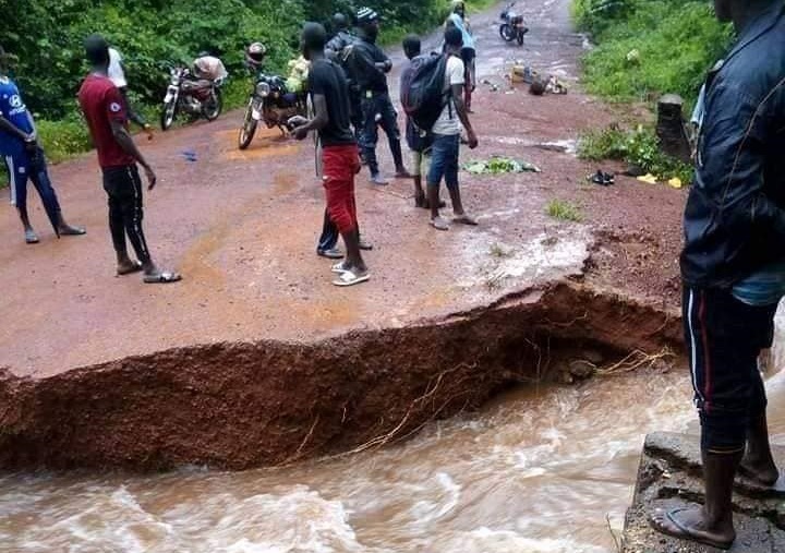 Image du pont qui a cédé