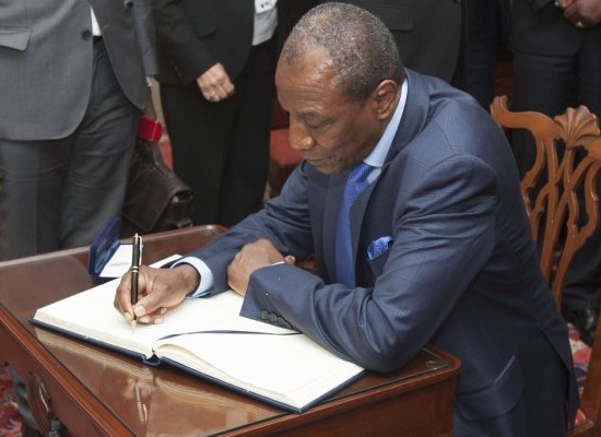 Feature image Alpha Condé, président de la République de Guinée