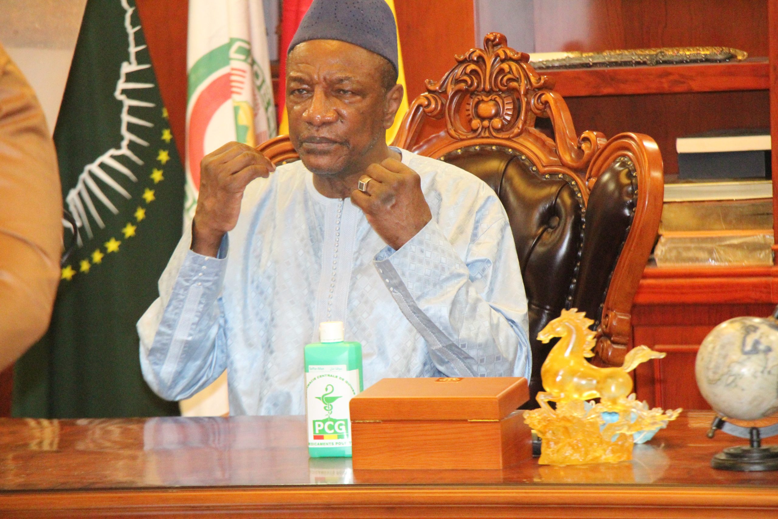 Feature image Alpha Condé, président de la République de Guinée
