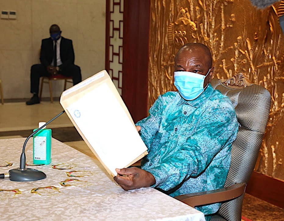 Feature image Alpha Condé, président de la République de Guinée