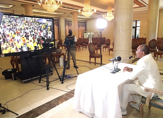 Feature image Alpha Condé, président de la République de Guinée