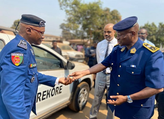 Damantang Albert Camara et de hauts responsables de la police