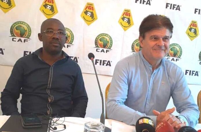 Didier Six, sélectionneur du Sily National de Guinée