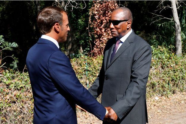Alpha Condé et Emmanuel Macron