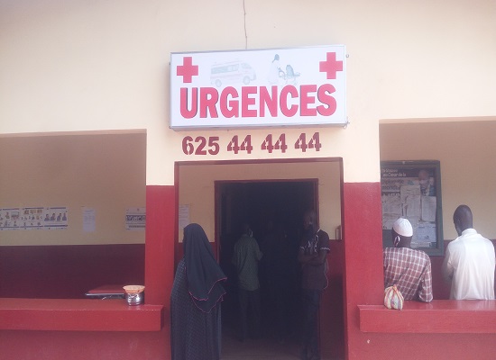 Service des urgences de l'hôpital régional de Kankan