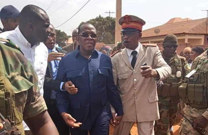 Le premier ministre guinéen, Ibrahima Kassory Fofana lors d'une visite en novembre dernier à Labé