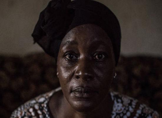 Une victime des évènements du 28 sept 2009, crédit photo FIDH