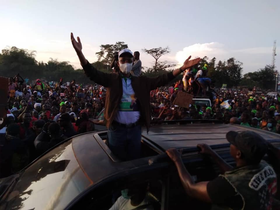 Cellou Dalein Diallo, leader de l'UFDG en campagne à Diécké Yomou