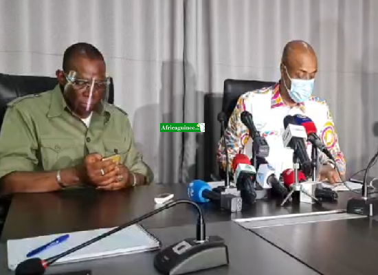 Feature image Kassory Fofana, Premier ministre et Albert Damantang Camara