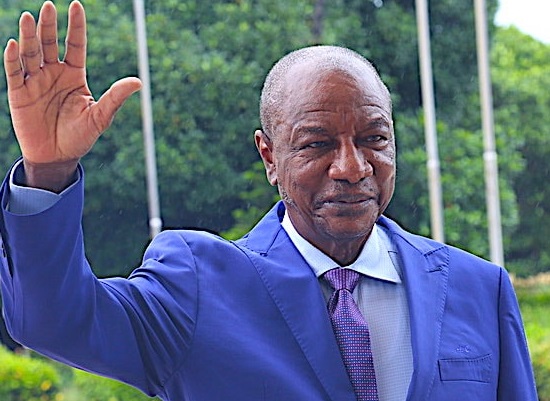 Feature image Alpha Condé, président de la République de Guinée
