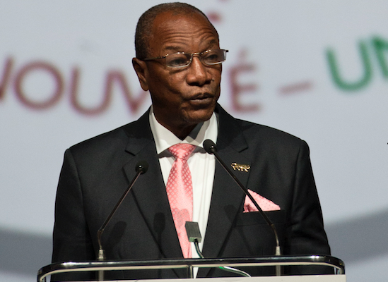 Feature image Alpha Condé, président de la République de Guinée