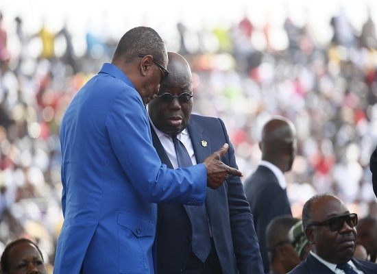 Alpha Condé et Nana Akuffo Addo