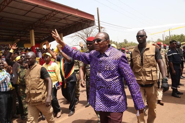 Alpha Condé, président de la République de Guinée