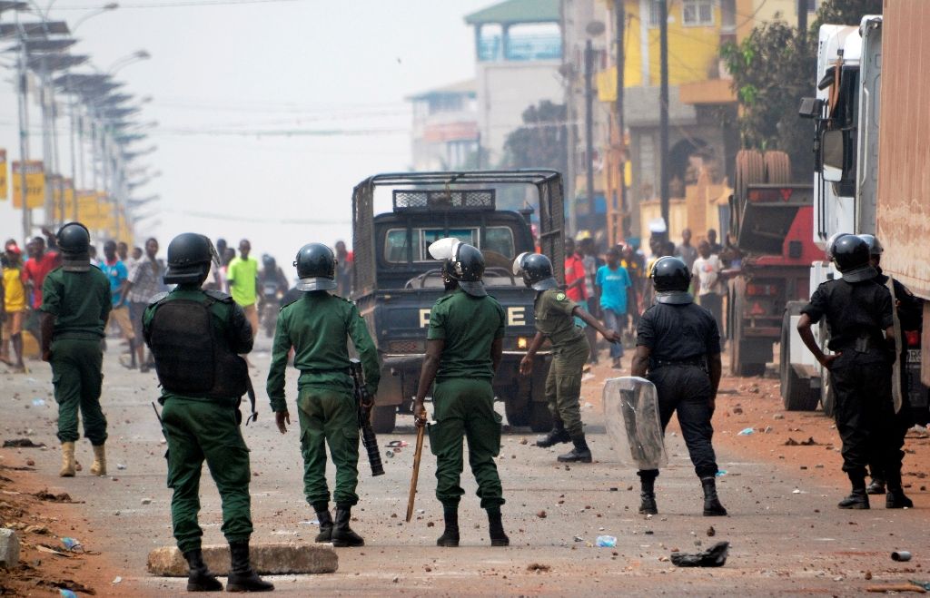 Feature image Des gendarmes déployés pour le maintien d'ordre à Conakry