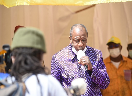 Feature image Alpha Condé, président de la République de Guinée