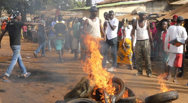Violences à Kérouané, image d'archive