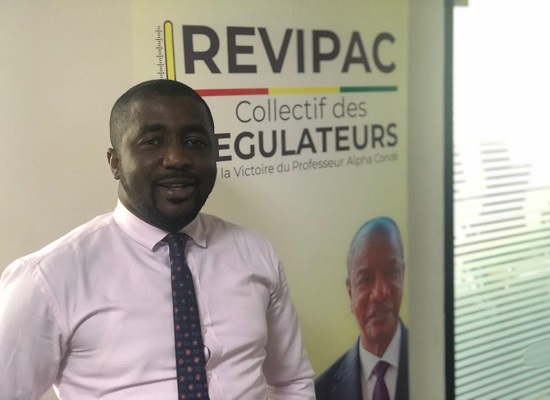 Feature image Mathieu Moussa Kourouma, Coordinateur National du collectif des Régulateurs pour la victoire du Pr. Alpha CONDE (REVIPAC)