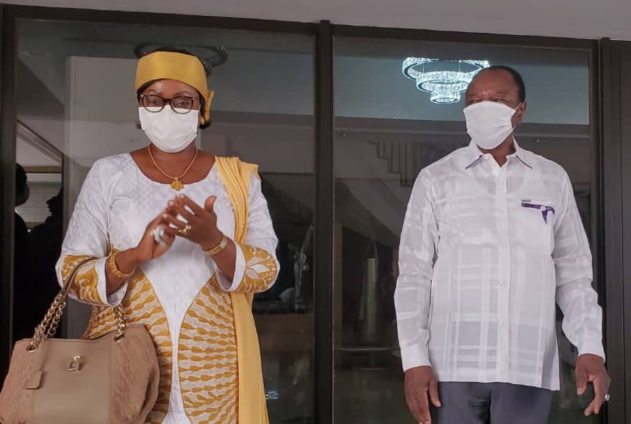 Feature image Alpha Condé et son épouse Hadja Djéné Kaba Condé