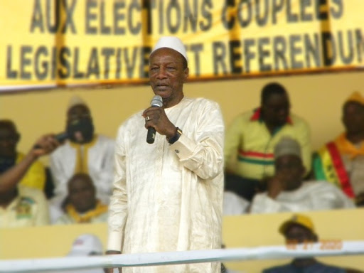 Feature image Alpha Condé, président de la République de Guinée