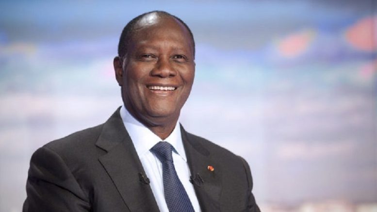 Alassane Ouattara, président de Côte d'Ivoire
