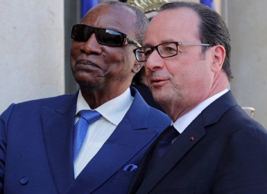 Alpha Condé et François Hollande