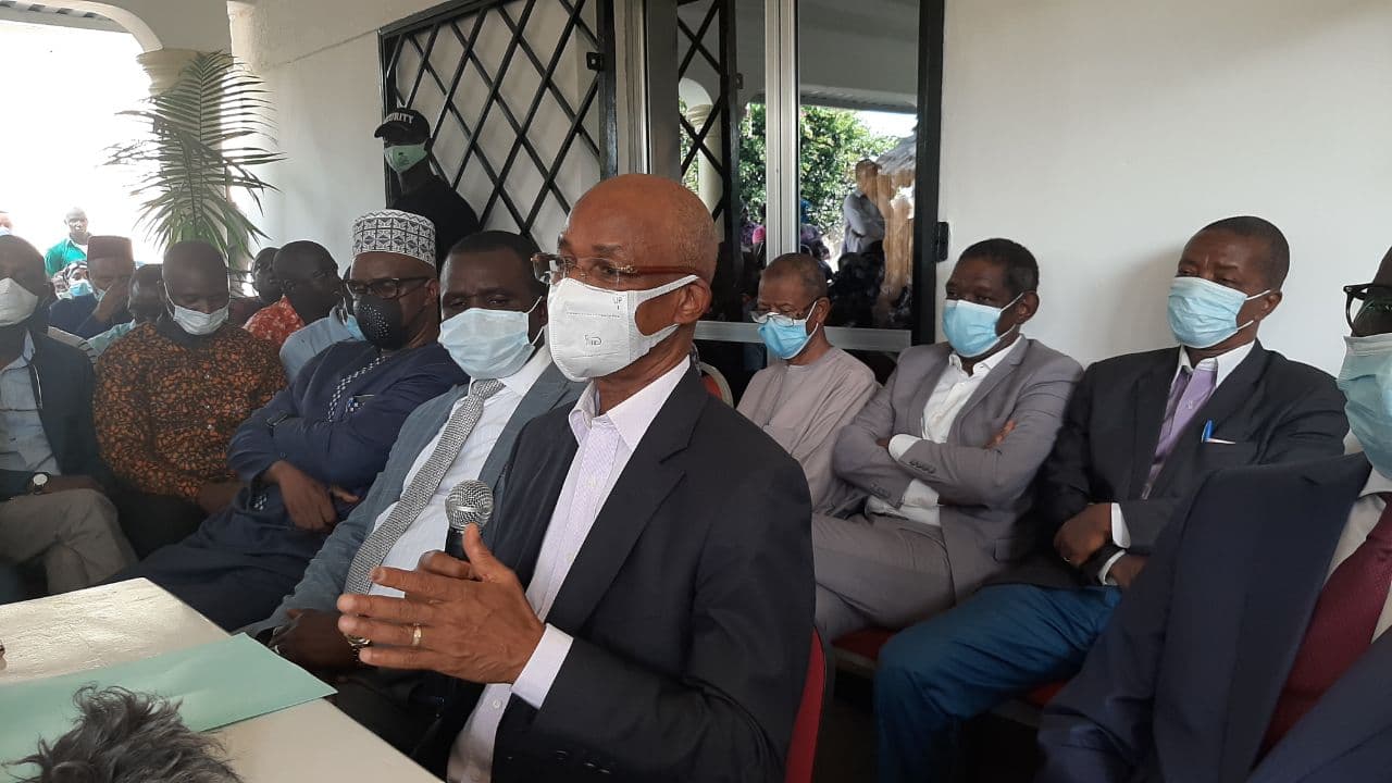 Feature image Cellou Dalein Diallo, leader de l'UFDG et des responsables de l'ANAD