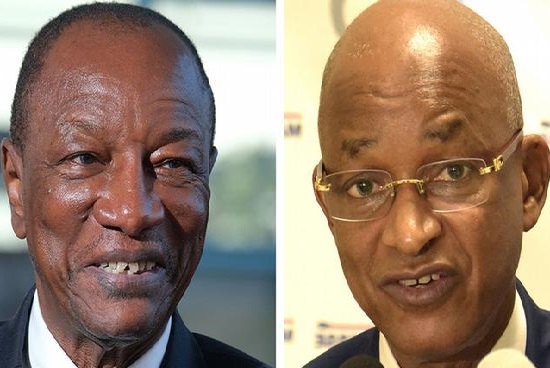 Feature image Alpha Condé et Cellou Dalein Diallo, candidats à l'élection présidentielle du 18 octobre