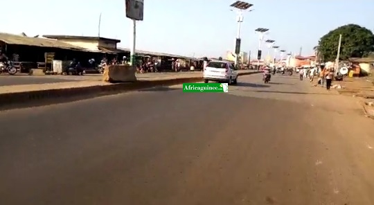 Etat de la circulation sur la route le Prince