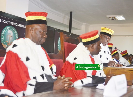 Feature image Des juges de la Cour Constitutionnelle