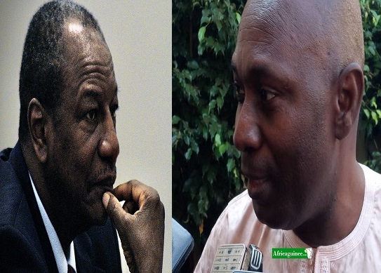 Alpha Condé, président de la République de Guinée et Abdourahmane Sano, leader du FNDC