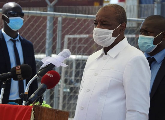 Feature image Alpha Condé, président de la République de Guinée