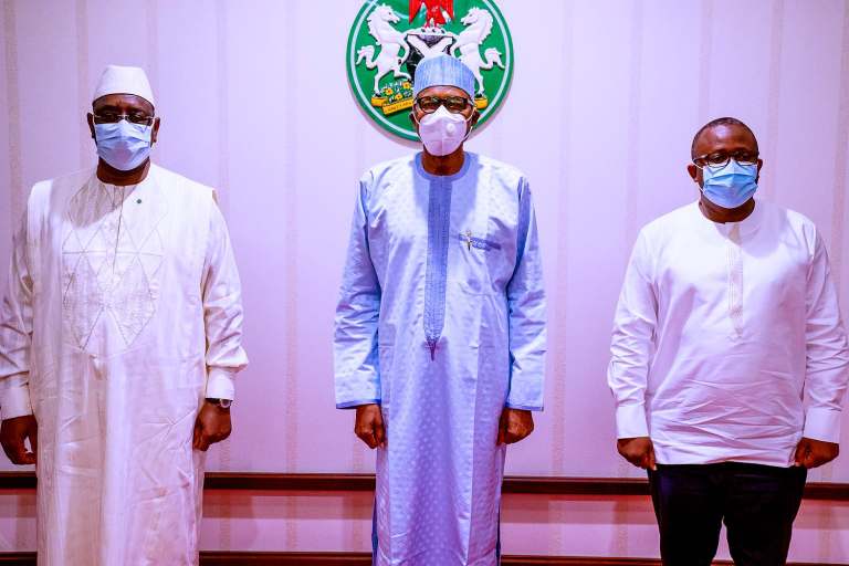 Feature image Macky Sall, Mouhamadou Buhari, Sissoko Embalo