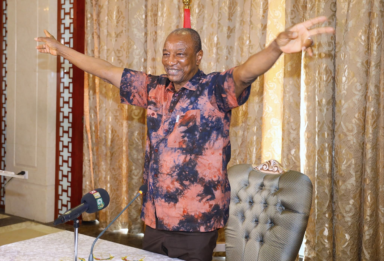 Feature image Alpha Condé, président de la République de Guinée