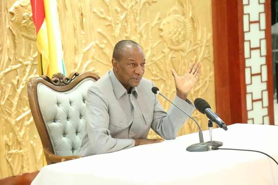 Alpha Condé, président de la République de Guinée