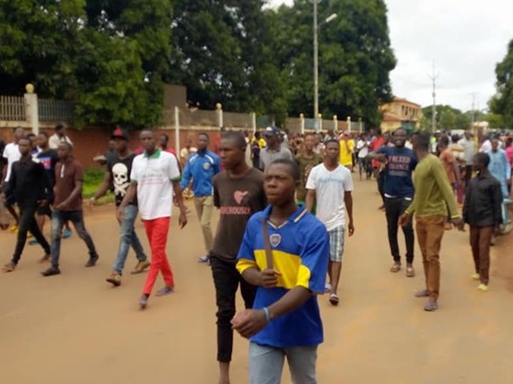 Grogne des étudiants à Kankan, image d'archive