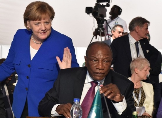 Angela Merkel et Alpha Condé