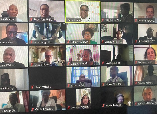 Feature image Les responsables de l'UNFPA pour l'Afrique de l'Ouest et du Centre bouclent 2020 et préparent 2021 à la réunion de planification régionale