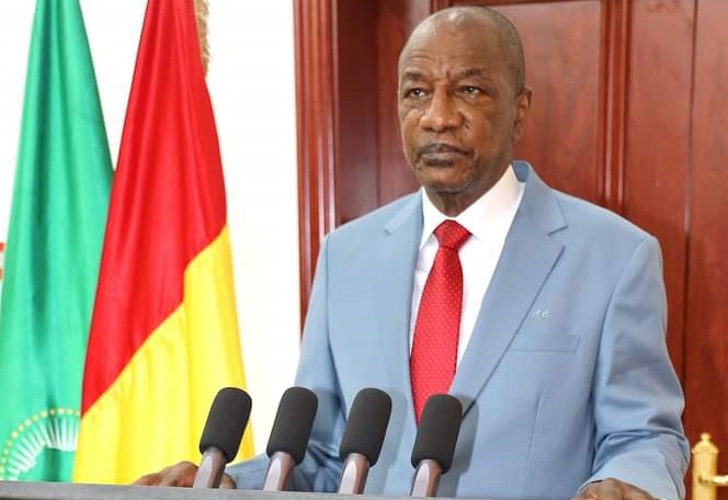 Alpha Condé, président de la République de Guinée