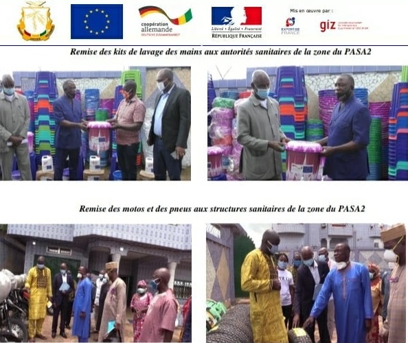 L’Union européenne et la République fédérale d’Allemagne offrent des kits de protection contre la Covid19 au gouvernement guinéen