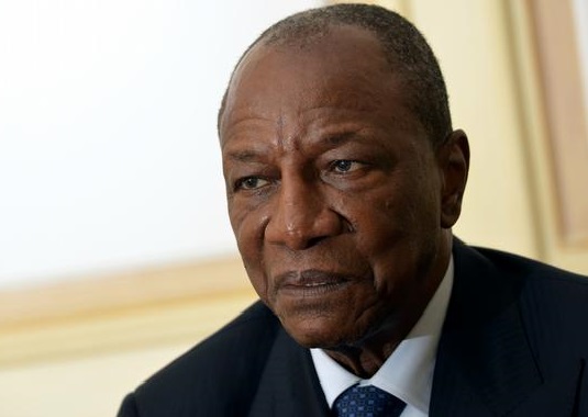Alpha Condé, président de la République de Guinée