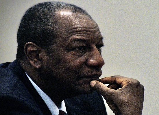 Alpha Condé, président de la République de Guinée