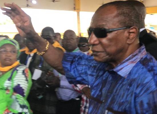 Alpha Condé, président de la République de Guinée