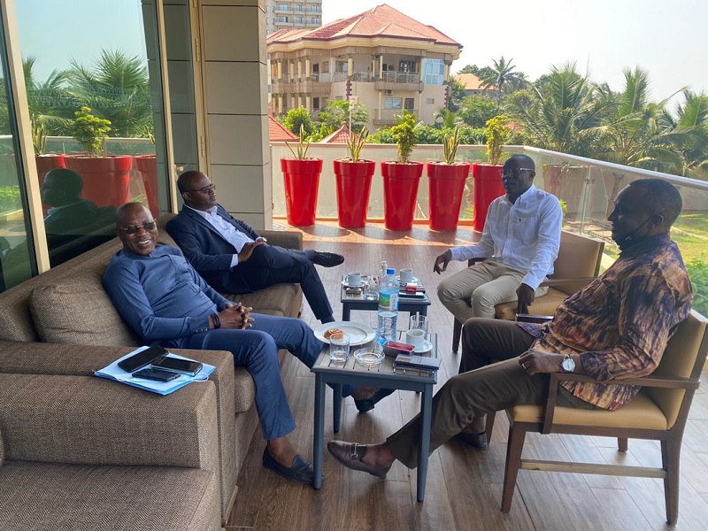 KPC, Antonio lors d'une rencontre à Conakry