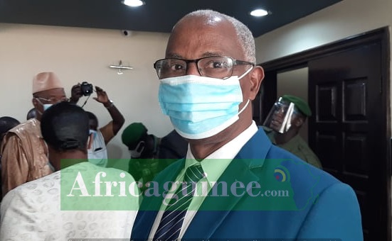 Feature image Bah Oury dans les locaux de la Primature, Photo Oumar Bady Diallo, Février 2021