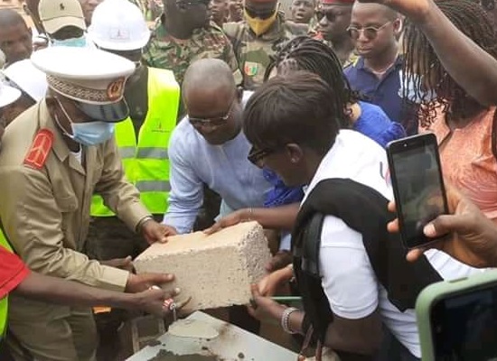 KPC lance les travaux de reconstruction du stade Fodé Fissa
