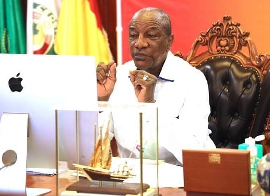 Alpha Condé, président de la République de Guinée