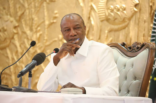 Alpha Condé, président de la République de Guinée