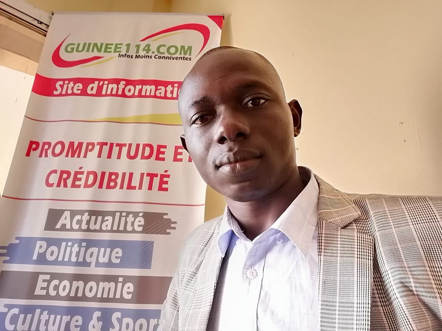 Thierno Amadou Camara, Directeur de Publication du site Guinee114