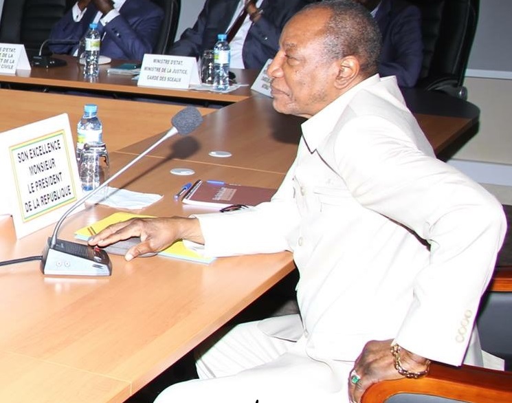 Feature image Alpha Condé, président de la République de Guinée